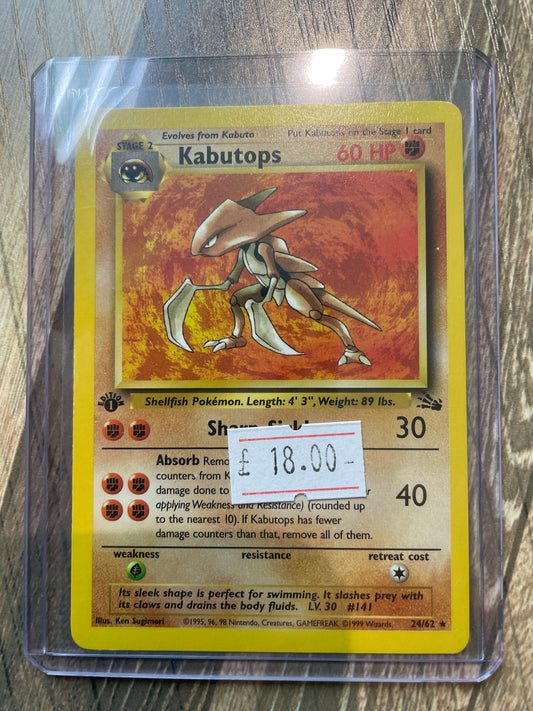 Kabutops FO 24 1st Edition