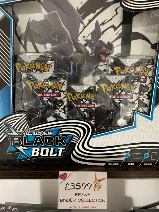 Black Bolt or White Flare Binder Collection