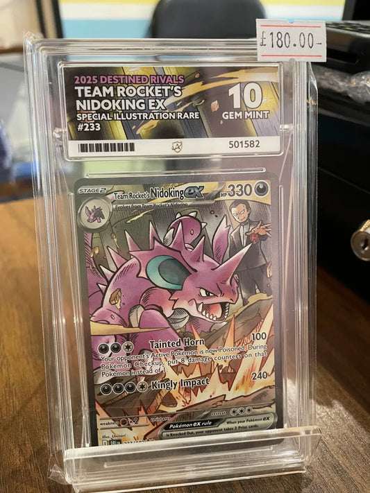 Team Rocket’s Nidoking ex DRI 233 ACE 10 - Perfect 10