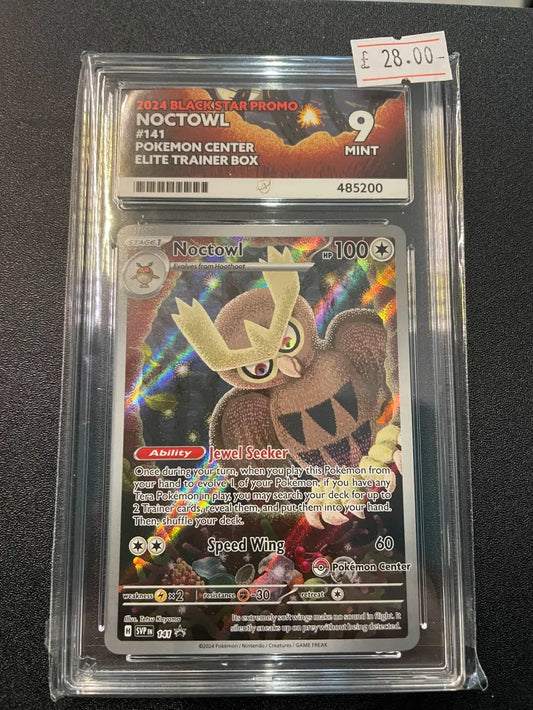 Noctowl SVP 141 Pokemon Center ACE 9