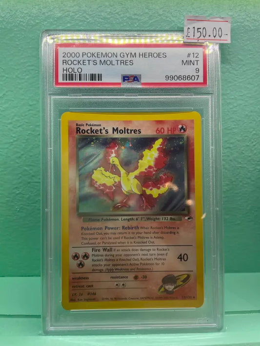 Rocket's Moltres GH 12 PSA 9