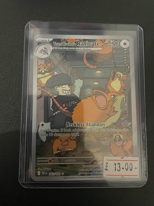 Team Rocket's Raticate DRI 202