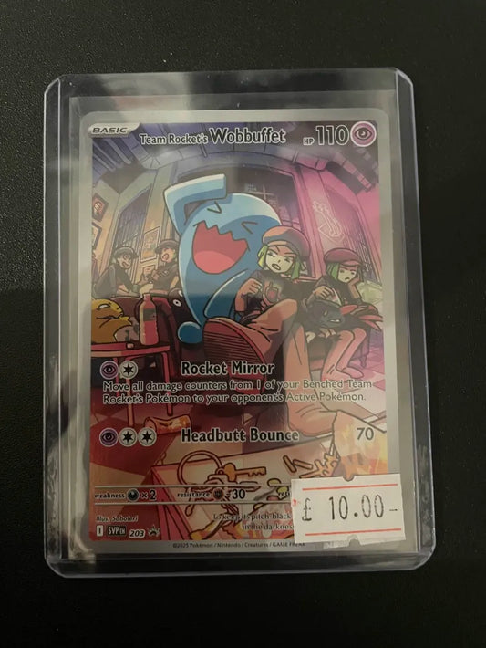 Team Rocket's Wobbuffet SVP 203