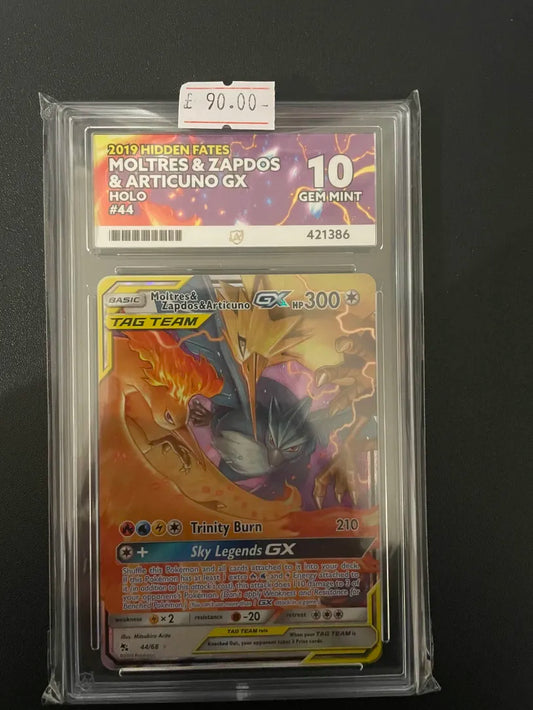 Moltres & Zapdos & Articuno GX HIF 44 ACE 10