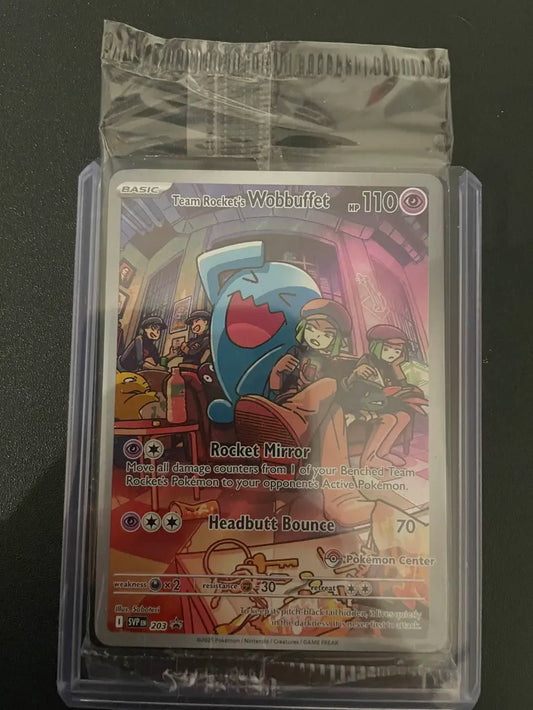 Team Rocket's Wobbuffet SVP 203 PC Stamp