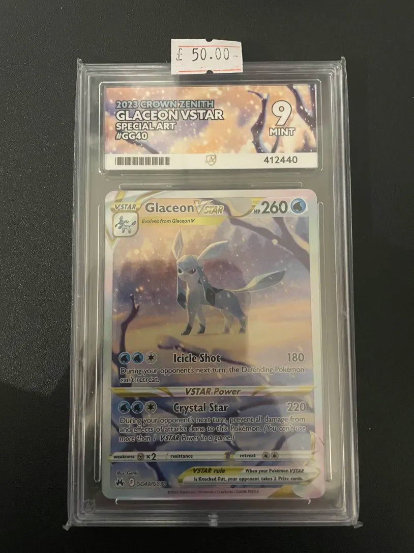 Glaceon Vstar CRZ GG40 ACE 9