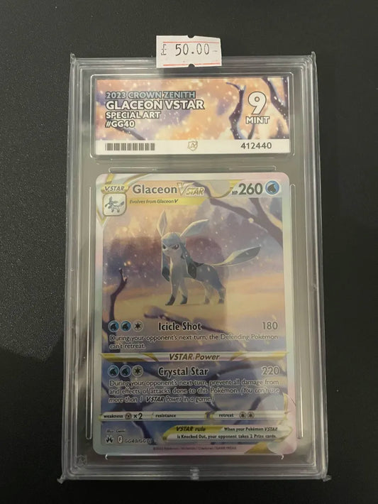 Glaceon Vstar CRZ GG40 ACE 9