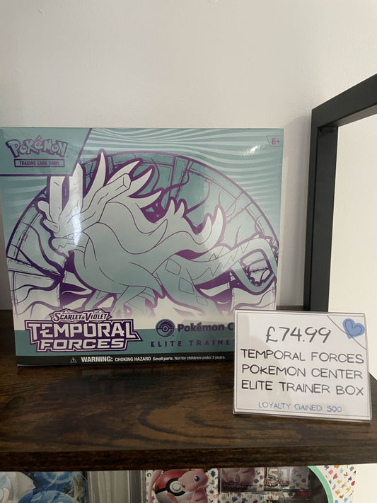 Temporal Forces Pokemon Center Elite Trainer Box