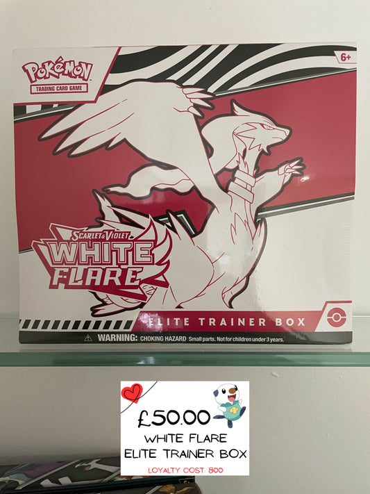 White Flare Elite Trainer Box