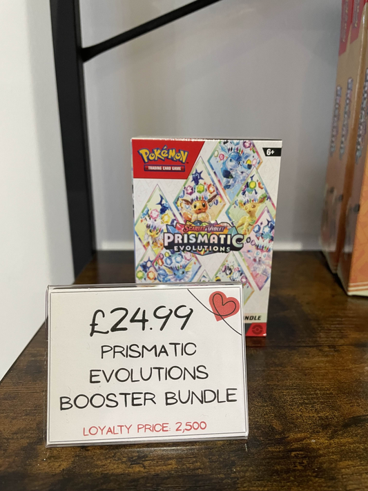 Prismatic Evolution Booster Bundle